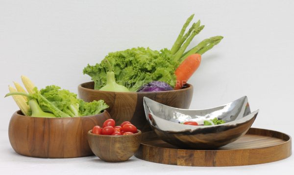 Wood display bowl - WBWFTB0200
