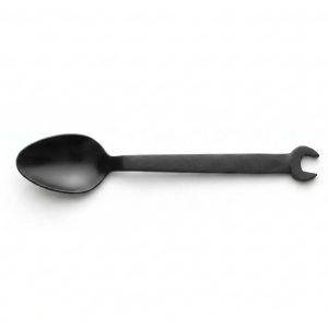 DESSERT SPOON BLACK TITANIUM- WRENCH HANDLE